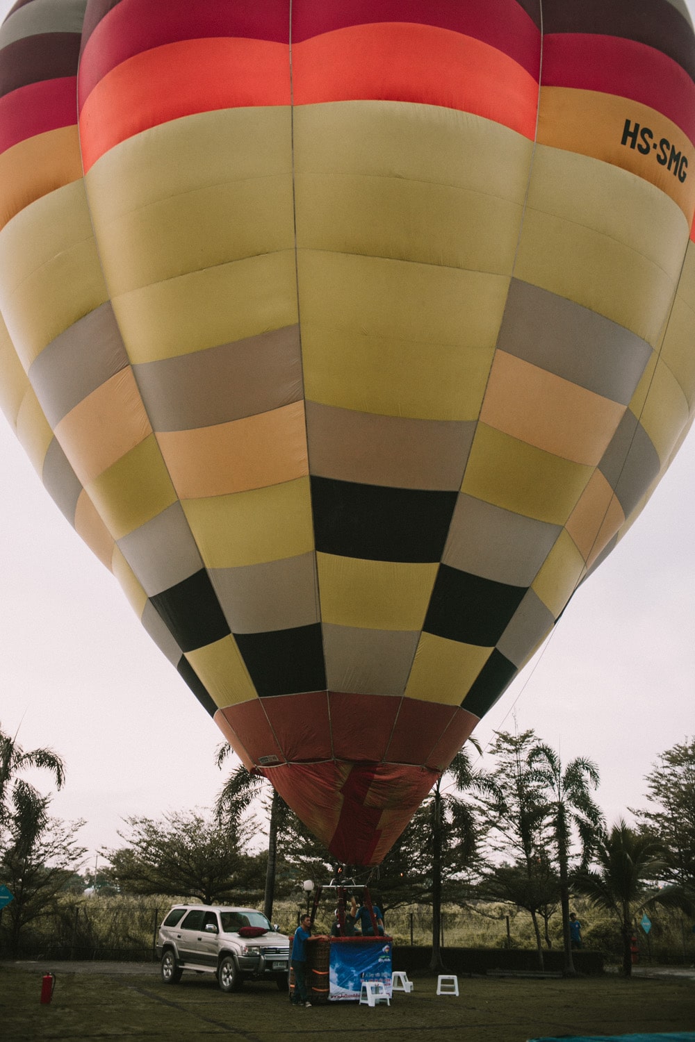 hot air balloon ride in chiang mai